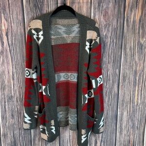 Southwestern Patterned Cardigan
